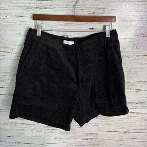 Onia Jumbo Corduroy Expedition Shorts in Black size large